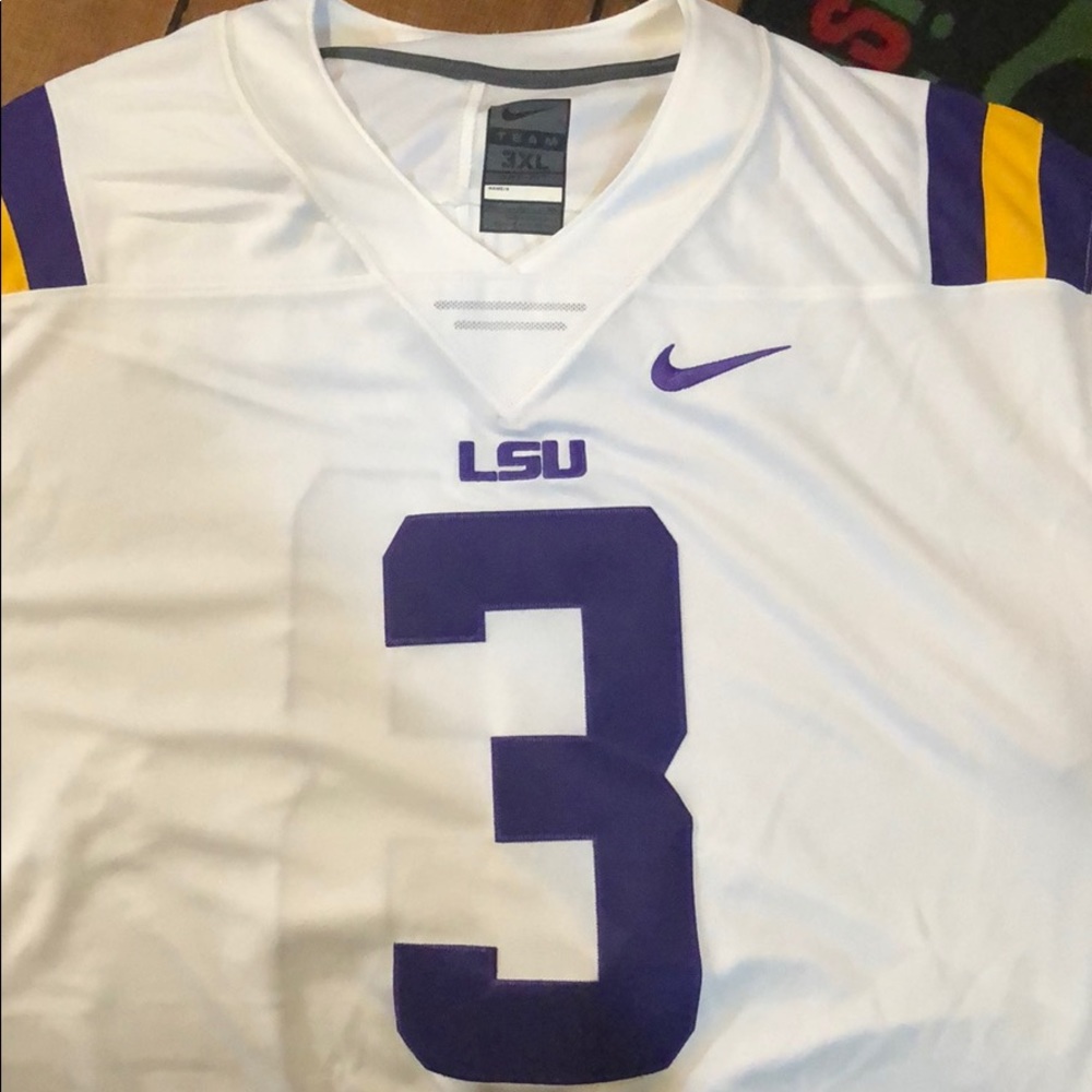 AUTHENTIC NIKE LSU TIGERS OBJ JERSEY